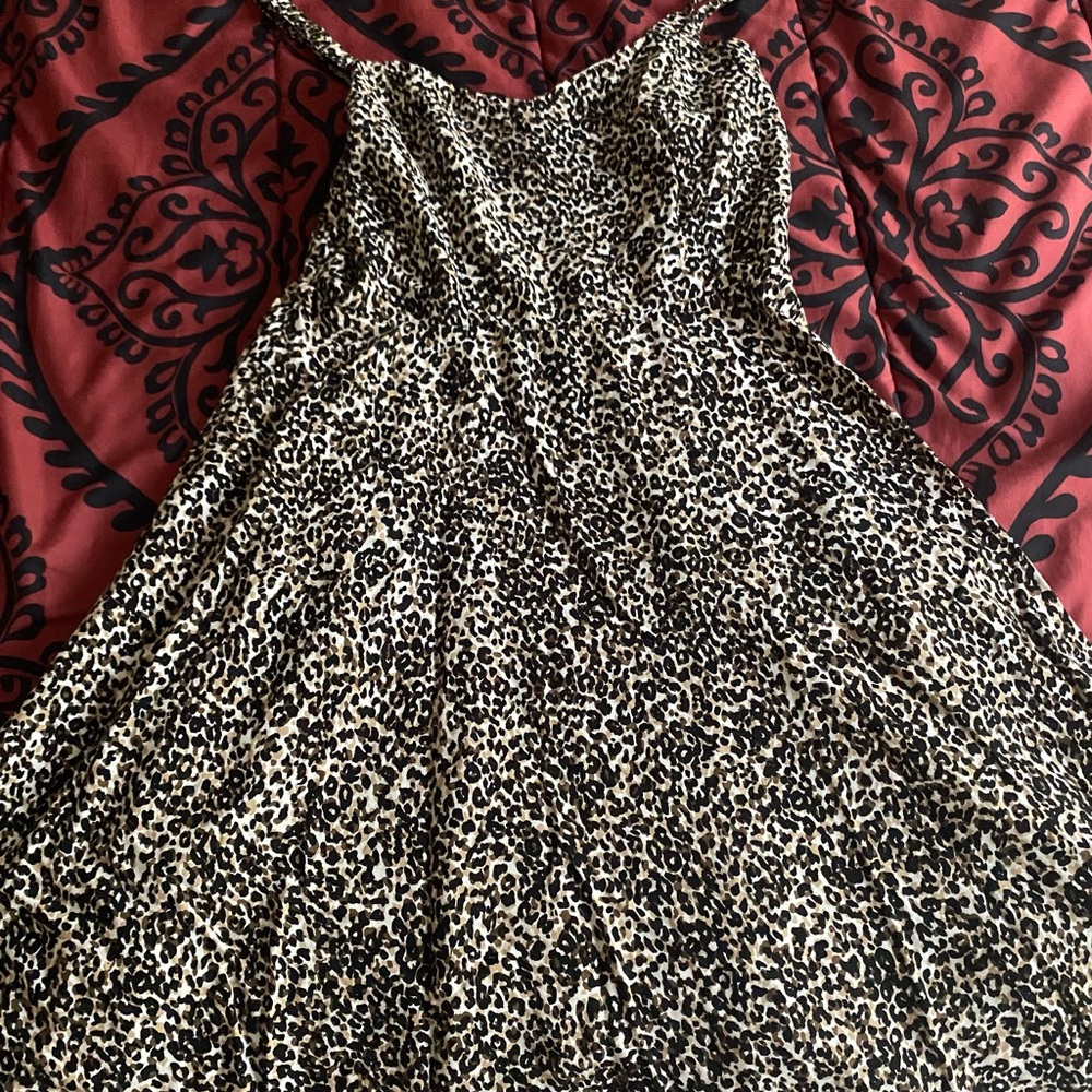 Leopard Print Women's Dress
